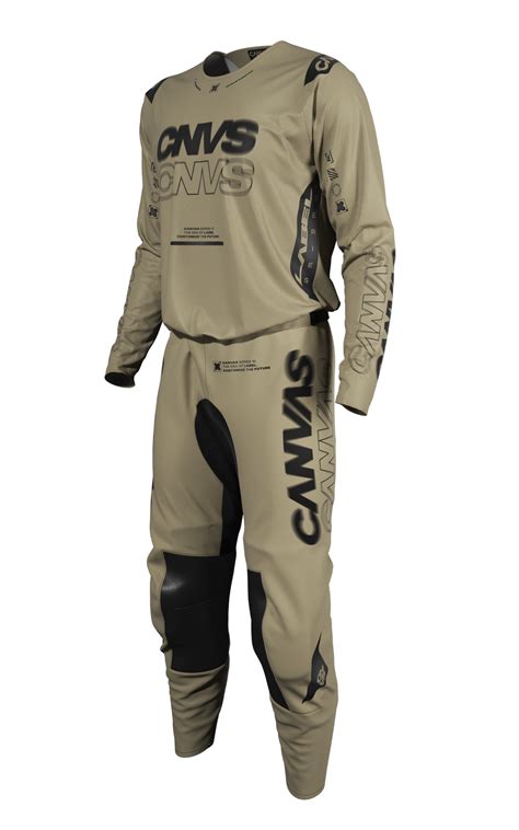 Label Series 10 Custom Motocross Gear - Tan - Canvas MX