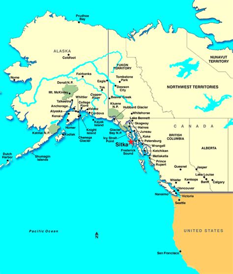 Sitka on the Map | Alaska cruise ports, Alaska cruise, Hubbard glacier