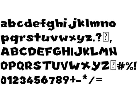 Super mario bros font free download 47 truetype .ttf opentype .otf files