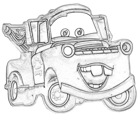 Lightning Mcqueen And Mater Coloring Pages at GetColorings.com | Free ...