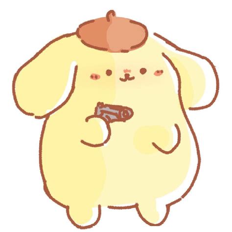 I love this pupper too much, swipe for meme —— #pompompurin #sanrio #fanart #cute #doodle Sanrio ...