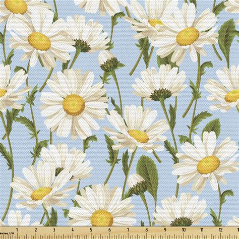 Daisy Pattern Fabric