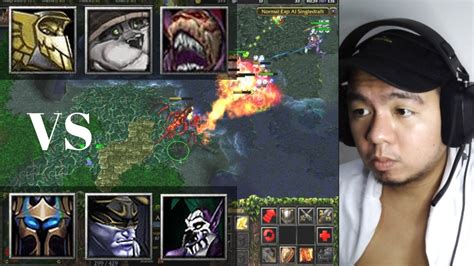 [Bring Back Memories] Classic AI + Dota 1 3v3 Single Draft gameplay with 6.59 ai + map | Davion ...