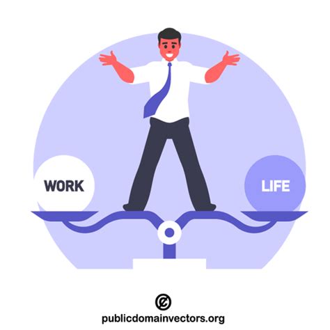 Work life balance | Public domain vectors