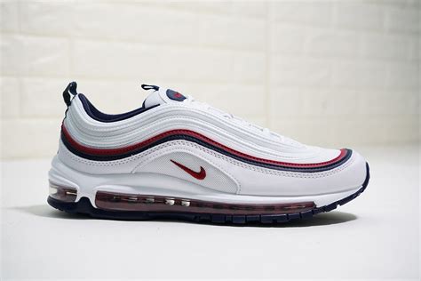 Mens n Womens Nike Air Max 97 White Red Crush 921733-102