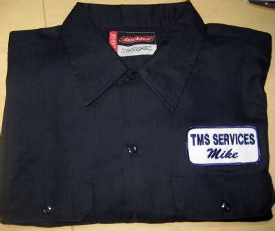 Work Shirt with Name Patch