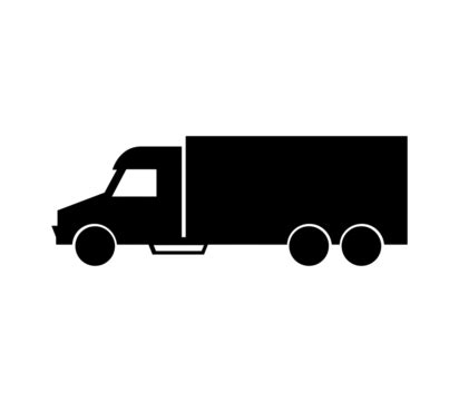 Box Truck Silhouette PNG And Vector Images Free Download - Pngtree