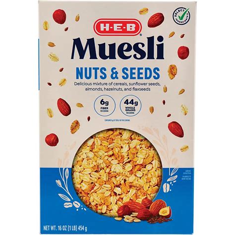 H-E-B European Muesli Nuts & Seeds Cereal - Shop Cereal & Breakfast at H-E-B