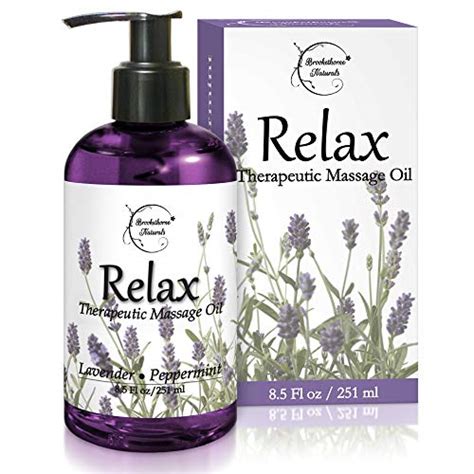 Relax Therapeutic Body Massage Oil - with Best Essential Oils Best ...