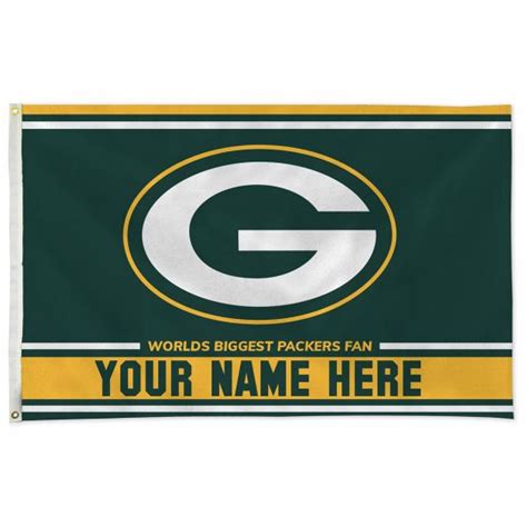 Green Bay Packers Custom Banner Flag at the Packers Pro Shop