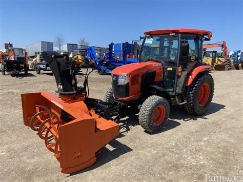 2017 KUBOTA L5460 4X4 Tractor With Front Mount Snowblower for Sale ...