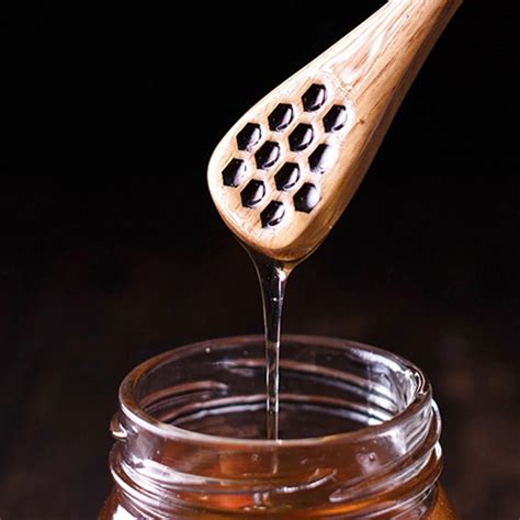 3Pcs Honey Stick Wooden Honey Spoon Long Handled Wooden | Etsy