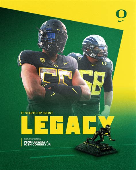 2023 Oregon Football Recruiting on Behance