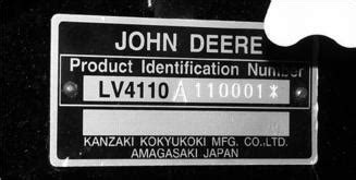 John Deere Serial Number Decoder