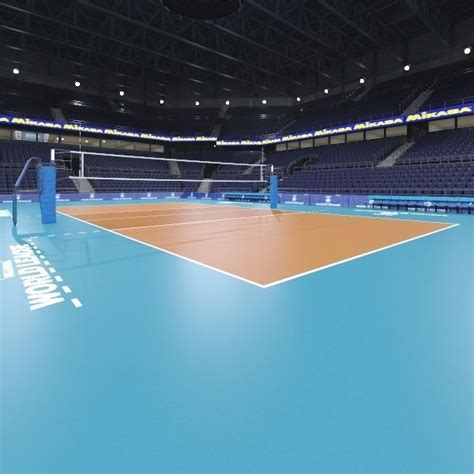 Volleyball Arena 3D model | CGTrader