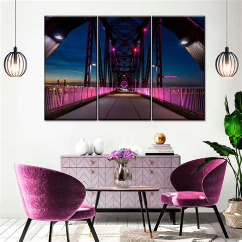 Big Four Bridge At Night Wall Art | Photography