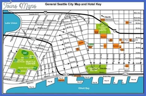 Seattle Map Tourist Attractions - ToursMaps.com