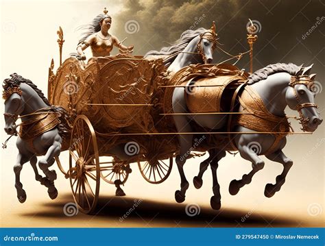 Roman Chariot, Generative AI Illustration Stock Illustration - Illustration of intelligence ...