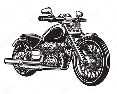 Vector illustration of motorcycle Stock Vector Image by ©Mogil #96005614