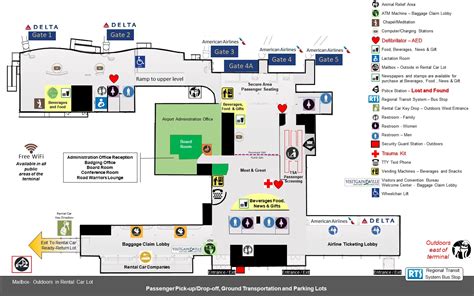 Terminal Map - Gainesville Regional Airport