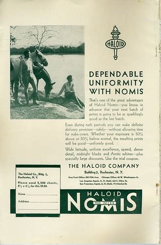 Haloid Nomis printing paper 1932 | Nesster | Flickr