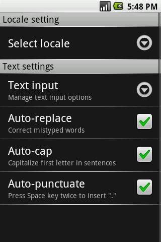 Android Cupcake screenshots show new QWERTY, settings | Android Community