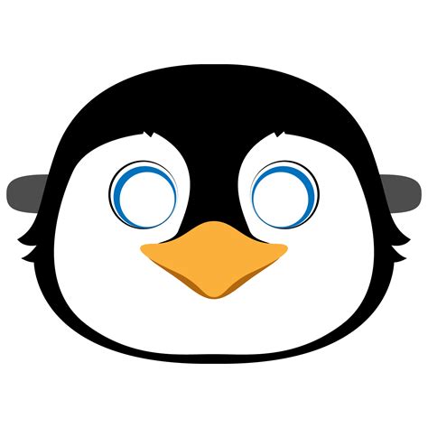 Penguin Mask Template | Free Printable Papercraft Templates