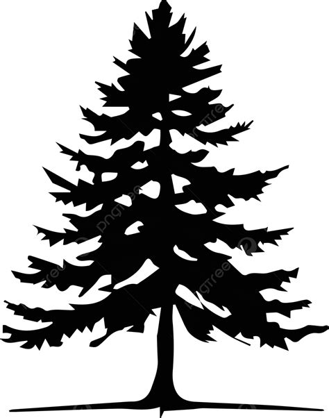 Pine Tree Vactor Logo Vector Illustration To Generative Ai, Pine Tree Vactor, Pine Tree Icon ...