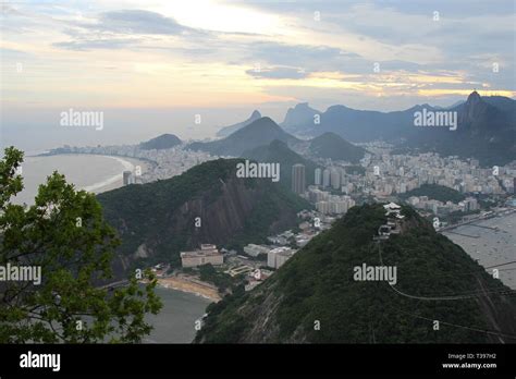 Sunset over Rio de Janeiro Stock Photo - Alamy