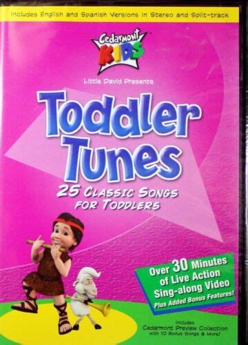 Cedarmont Kids Toddler Tunes NEW DVD 25 Classic Songs for Kids | eBay