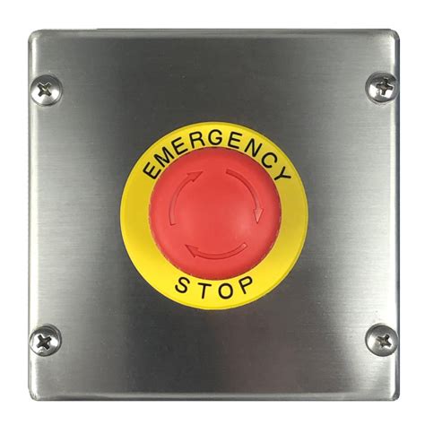 Stainless Steel Emergency Stop Button Assembly 1NC | Tro Pacific