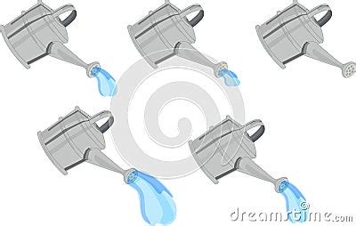 Watering Can Animation Series Stock Image - Image: 1126281