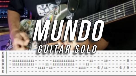 Mundo | ©IV of Spades |【Guitar Solo Cover】with TABS - YouTube