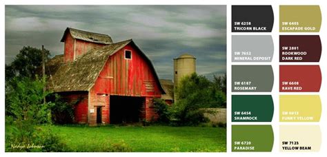 Paint colors from Chip It! by Sherwin-Williams | Old barns, Barn ...