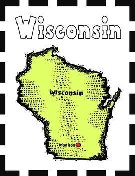 Wisconsin State Symbols and Research Packet by My Teaching Spirit