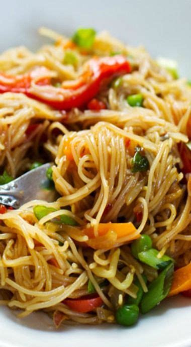 Stir fried singapore noodles with garlic ginger sauce – Artofit