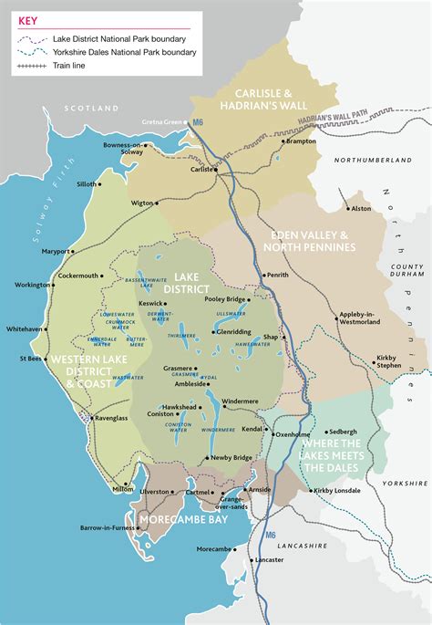 Areas of Cumbria - Visit Lake District