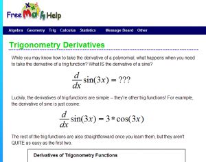 Free Math Help: Trigonometry | Calculus & Precalculus - LearningReviews