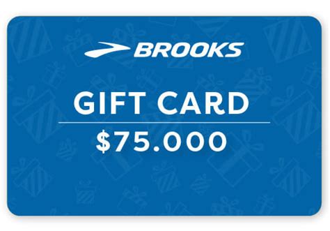 Gift Card $75.000 - Brooks