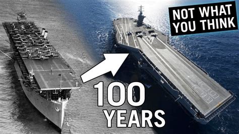 The advancement and evolution of aircraft carriers in America.