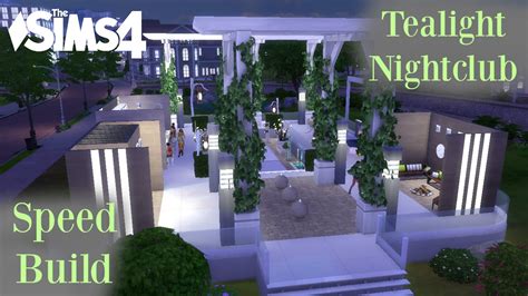 The Sims 4: Speed Build: Tealight Nightclub - YouTube