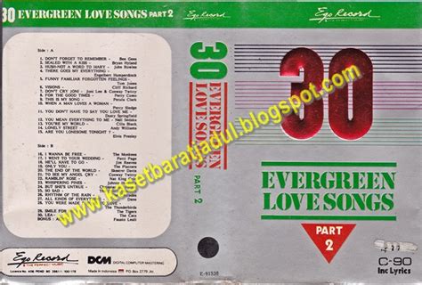 Kaset Barat Jadul (KaBar Dul): 30 Evergreen Love Songs Part-2 (Ego Record)