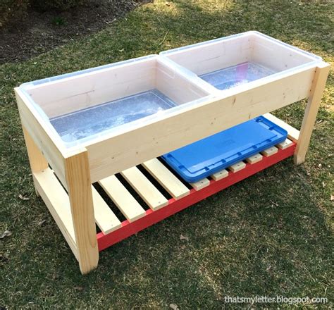 That's My Letter: DIY Sand & Water Play Table