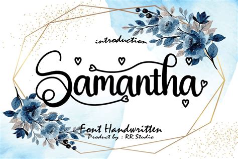 Samantha Font by RR Studio · Creative Fabrica