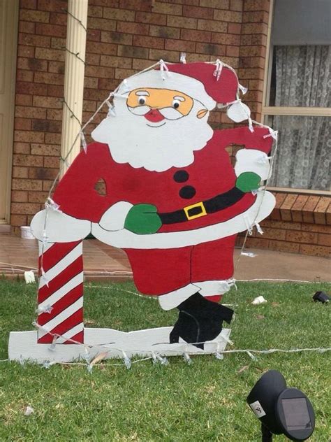 Christmas yard art I make | Christmas yard art, Christmas cutouts ...