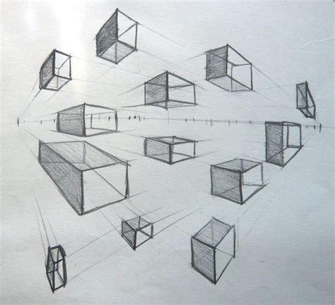 Cube perspective by Asmo-chan.deviantart.com on @DeviantArt | Perspective drawing architecture ...