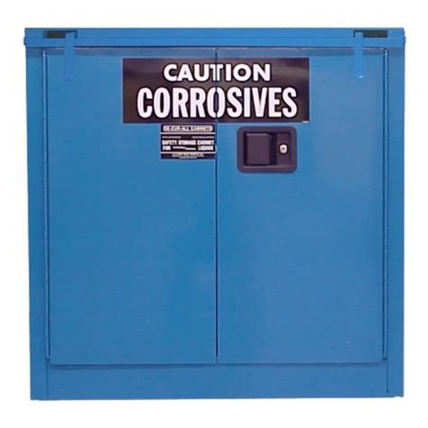 Securall® Acid & Corrosive Storage Cabinets : Self-Close, Self-Latch Safe-T-Door