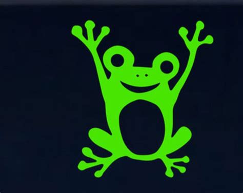 Frog Decal, Frog Car Decal, Frog Car Sticker, Frog Sticker, Car Decal, Car Sticker, Frog