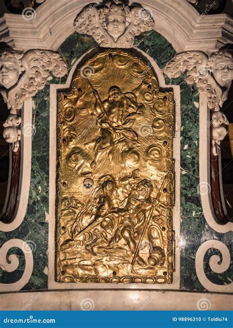 Detail of a Tabernacle in a Catholic Church. Stock Photo - Image of ...