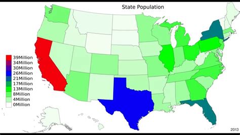 United States Map By Population